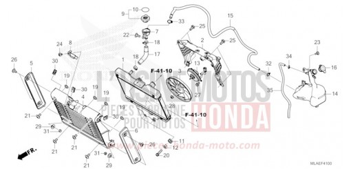 RADIATOR/RESERVE TANK CMX1100AR de 2024